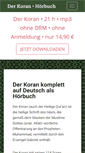 Mobile Screenshot of koran-hoerbuch.de